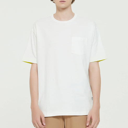 Boysnextdoor 水洗棉質寬版口袋Tee